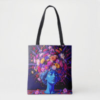 "Bloom of Eternity" – A Colourful Surreal Portrait