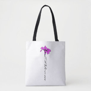 Bloom Pink Flower  Tote Bag