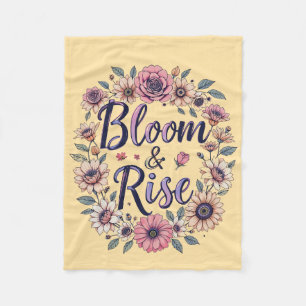 Bloom & Rise Fleece Blanket