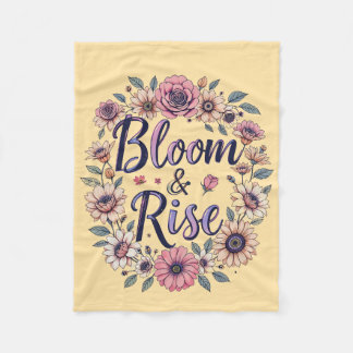 Bloom & Rise Fleece Blanket