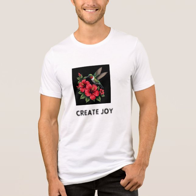 Bloom Style T-Shirt Tri-Blend Shirt (Front)