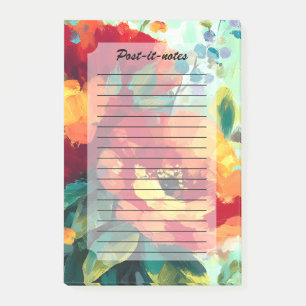 Bloom Vibrant Floral Garden Post-it Notes