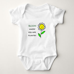 Bloom Where You Are Planted Baby Bodysuit