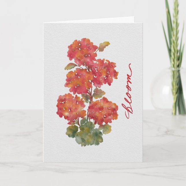 Bloom Where You Are Planted – Floral Encouragement Card (Front)