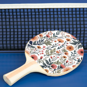 Bloom Where You Are Planted – Inspirational Floral Ping Pong Paddle
