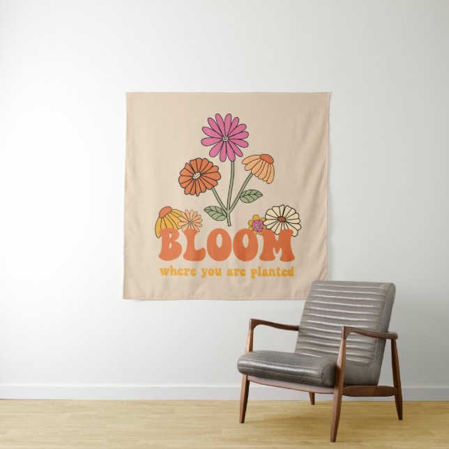 Bloom Where you are Planted Tapestry (In Situ)