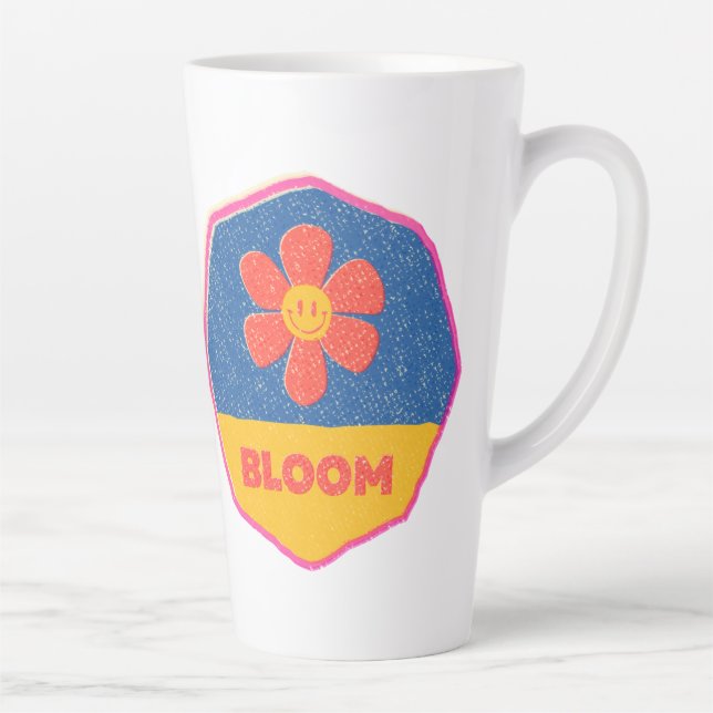 “Bloom” where you’re planted! Latte Mug (Right)