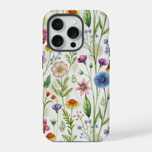 Bloom Wildflowers iPhone Case (Back)