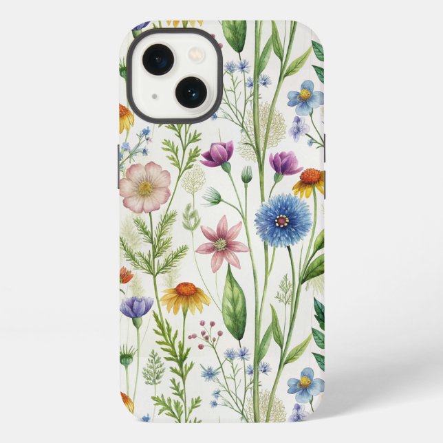 Bloom Wildflowers iPhone Case (Back)