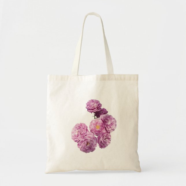 Bloom with Grace – Elegant Rose Design Tote Bag (Front)