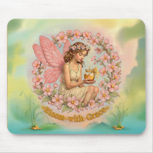 Bloom with Grace Mousepad