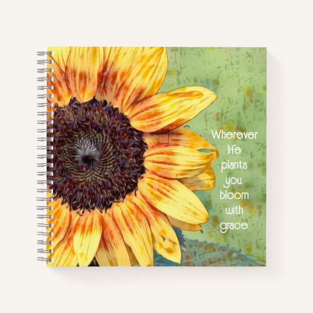 Bloom with Grace Notebook (Front)