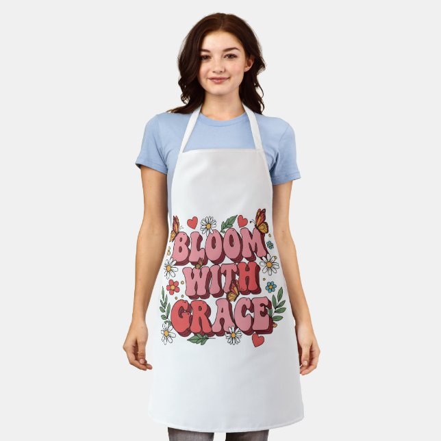 Bloom With Grace Retro Apron (Worn)