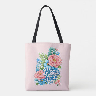 🌸👜 “Bloom with Grace” Tote Bag