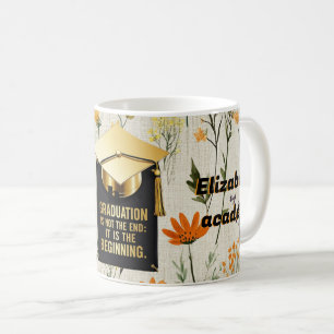 bloom with graduation coffee mug