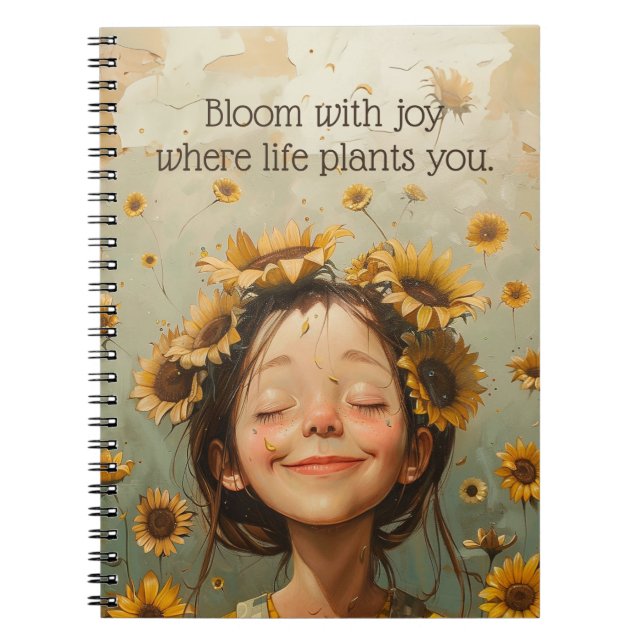 Bloom with Joy Notebook (Front)