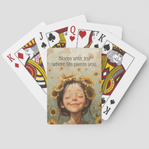 Bloom with Joy Playing Cards