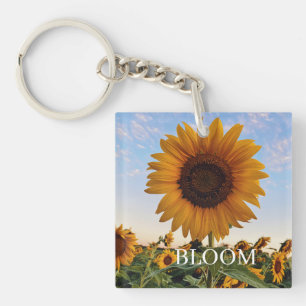 Bloom with Joy - Uplifting Sunflower Key Ring