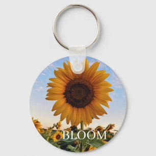Bloom with Joy - Uplifting Sunflower Key Ring