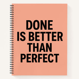 Bloom with Resilience – Motivational Typography De Notebook