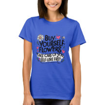 Bloom with Self-Love Tee women