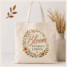 Bloom without Limits Floral Graphic Canvas