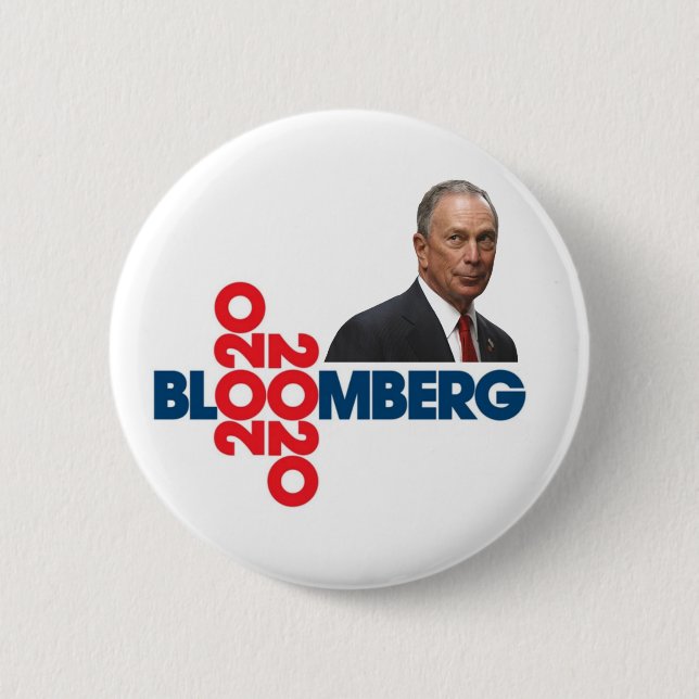 Bloomberg 2020 6 cm round badge (Front)
