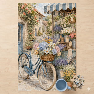 Bloomcore Flower Market Bicycle Jigsaw Puzzle