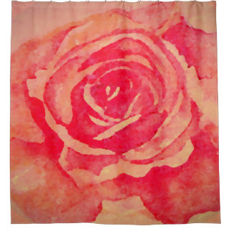 Bloomed Rose Shower Curtain