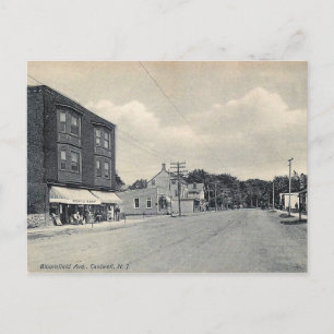 Bloomfield Ave, Caldwell, NJ Vintage Postcard