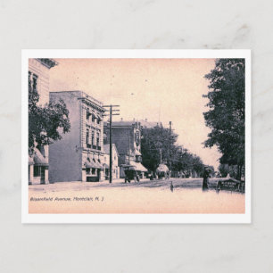 Bloomfield Ave., Montclair NJ 1906 Vintage Postcard