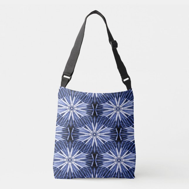 Bloomin' in Blue....... Crossbody Bag (Front)