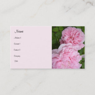 Bloomin' Pink Roses Business Card