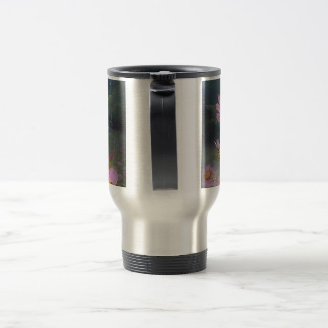 Blooming Adventures Thermal Tumbler Travel Mug (Handle)