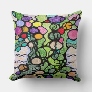 Blooming and Fruiting Tree of Life  Cushion