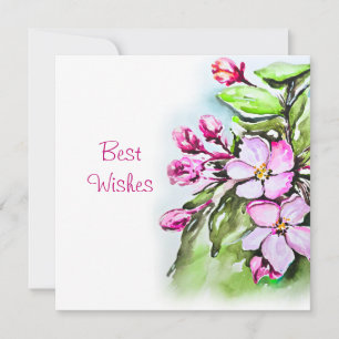 Blooming Apple Blossoms Invitation