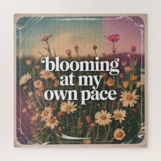 Blooming At My Own Pace Jigsaw Puzzle