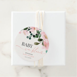 Blooming Baby Shower Favour Tags