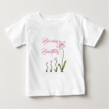 Blooming Beautifully growing flower shirt