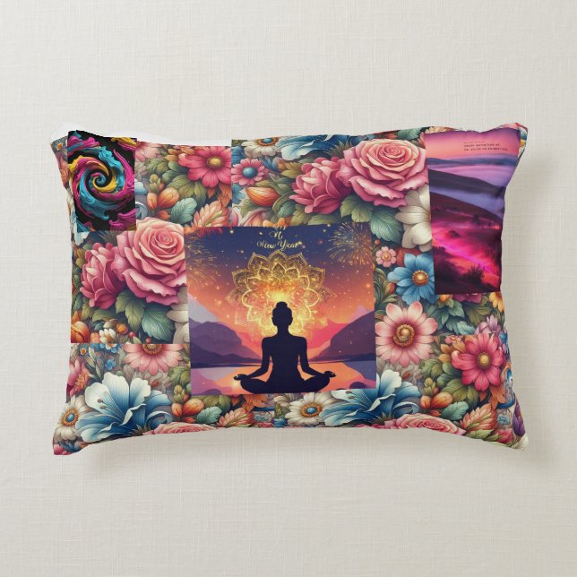 Blooming Beauty Decorative Cushion (Front)