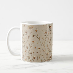 Blooming Beauty: Floral Design Coffee Mug