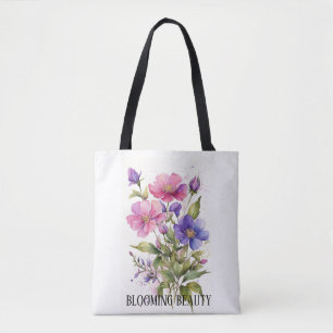 Blooming Beauty: Personalised Tote Bag