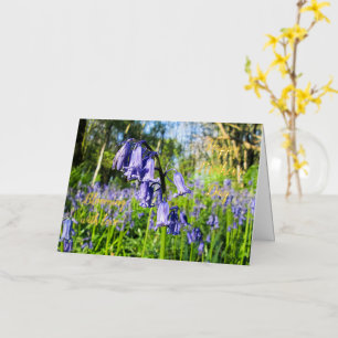 Blooming Bluebells - Personalised Mother's Day Foil Greeting Card