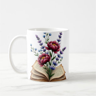 Blooming Book of Poetry Coffee Mug