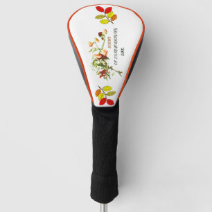 Blooming Botanical Floral Art Golf Club Head Cover