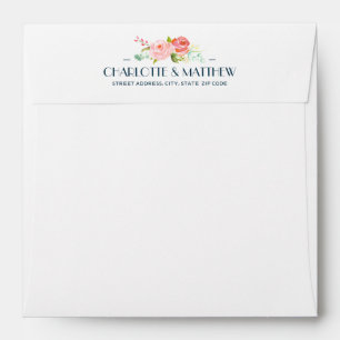 Blooming Botanicals   Square Envelope