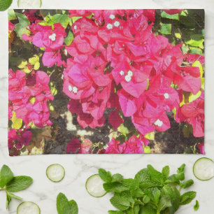 Blooming Bougainvillea Kitchen Towels