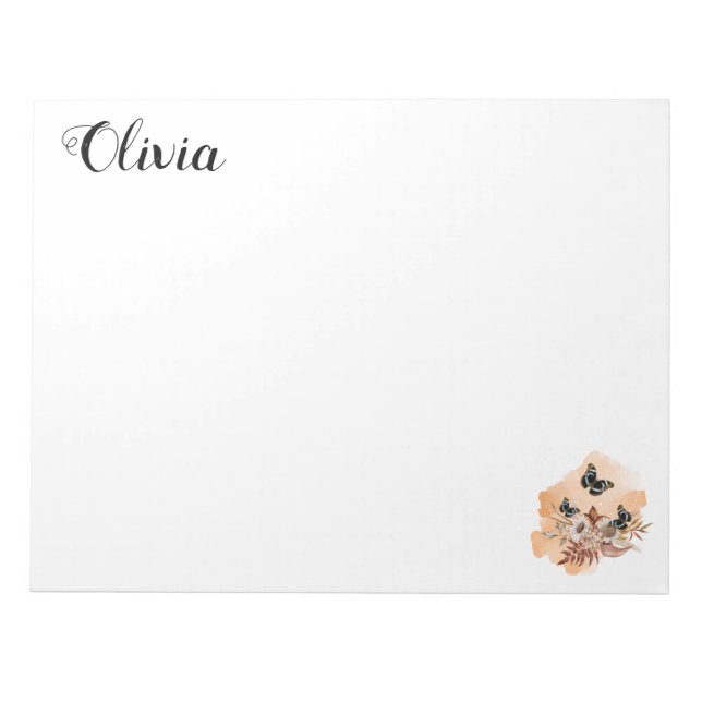 Blooming Bouquet Garden Notepad (Front)