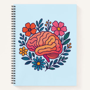 Blooming Brain Mental Wellness Notebook