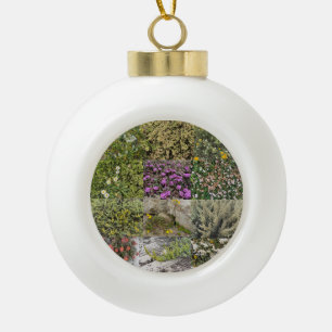 Blooming-by-the-Sea: Asilomar Ceramic Ornament